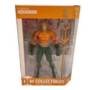DC Essentials Aquaman Action Figure 7" Collectible With Trident & Box NEW